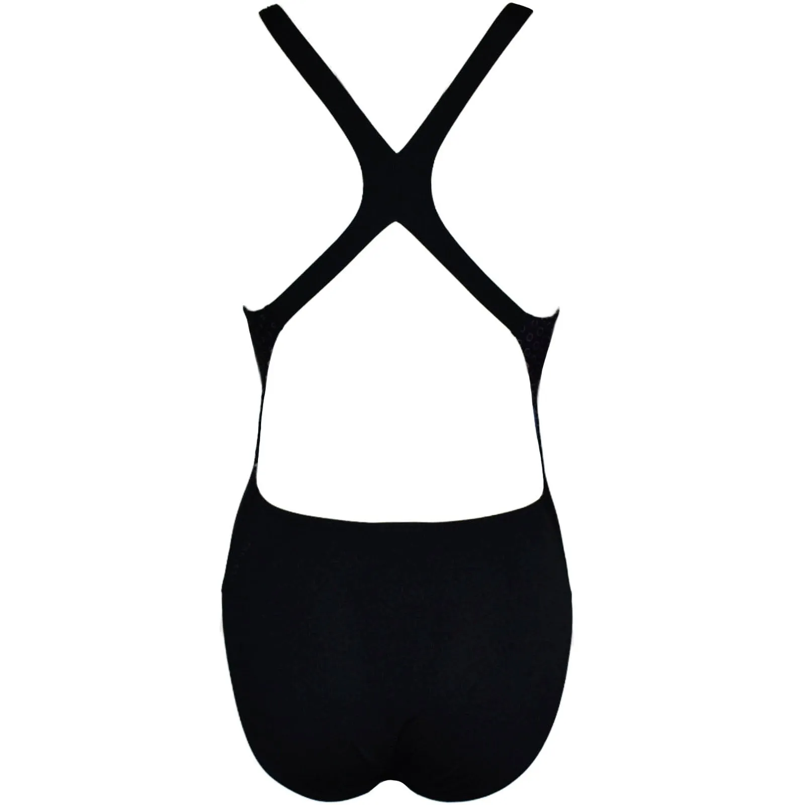 Speedo Womens Digital Placement Powerback Swimming Costume - Black