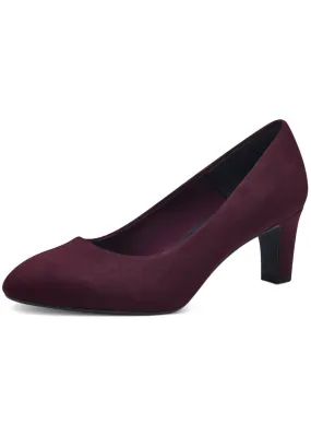 Tamaris Lucy 50's Pumps Merlot Wine