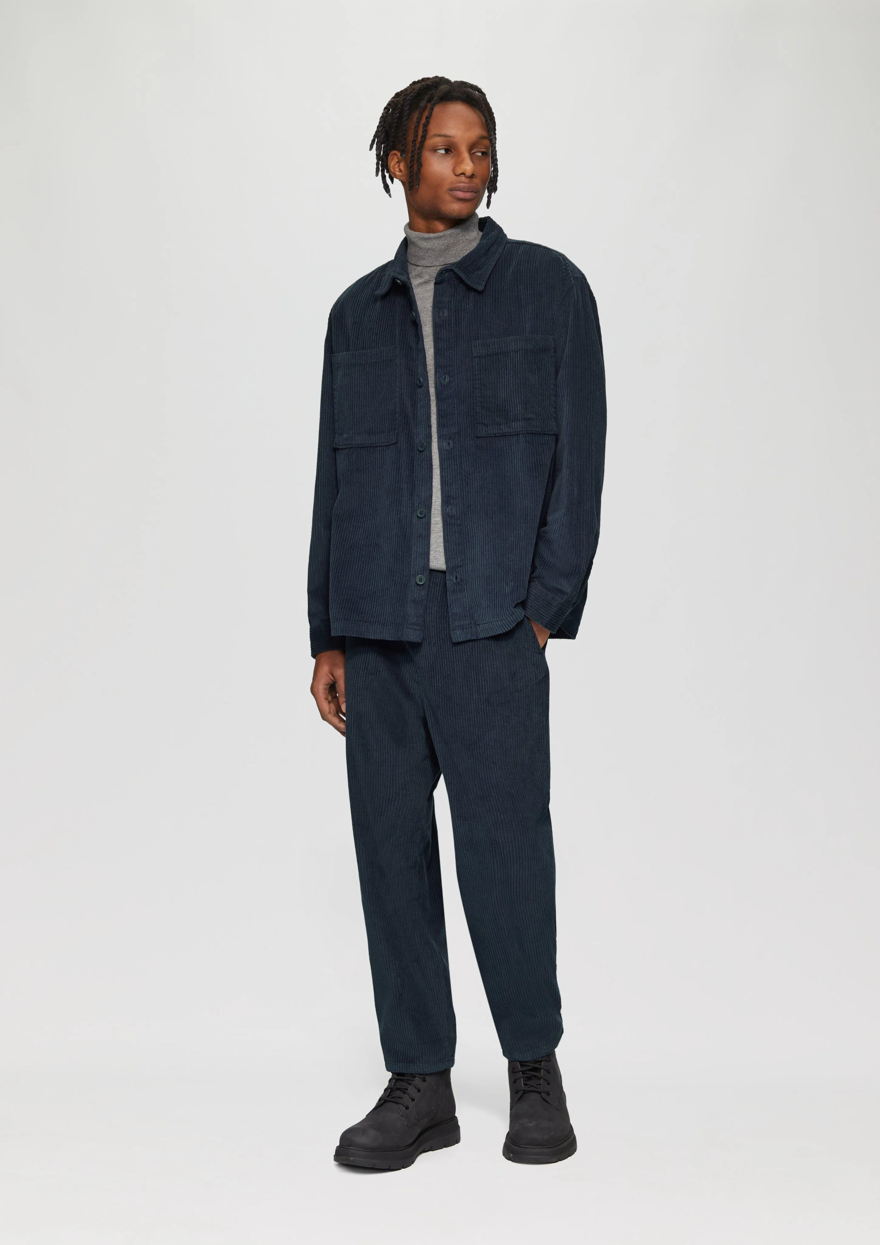 Tracksuit bottoms in jumbo corduroy and a relaxed fit