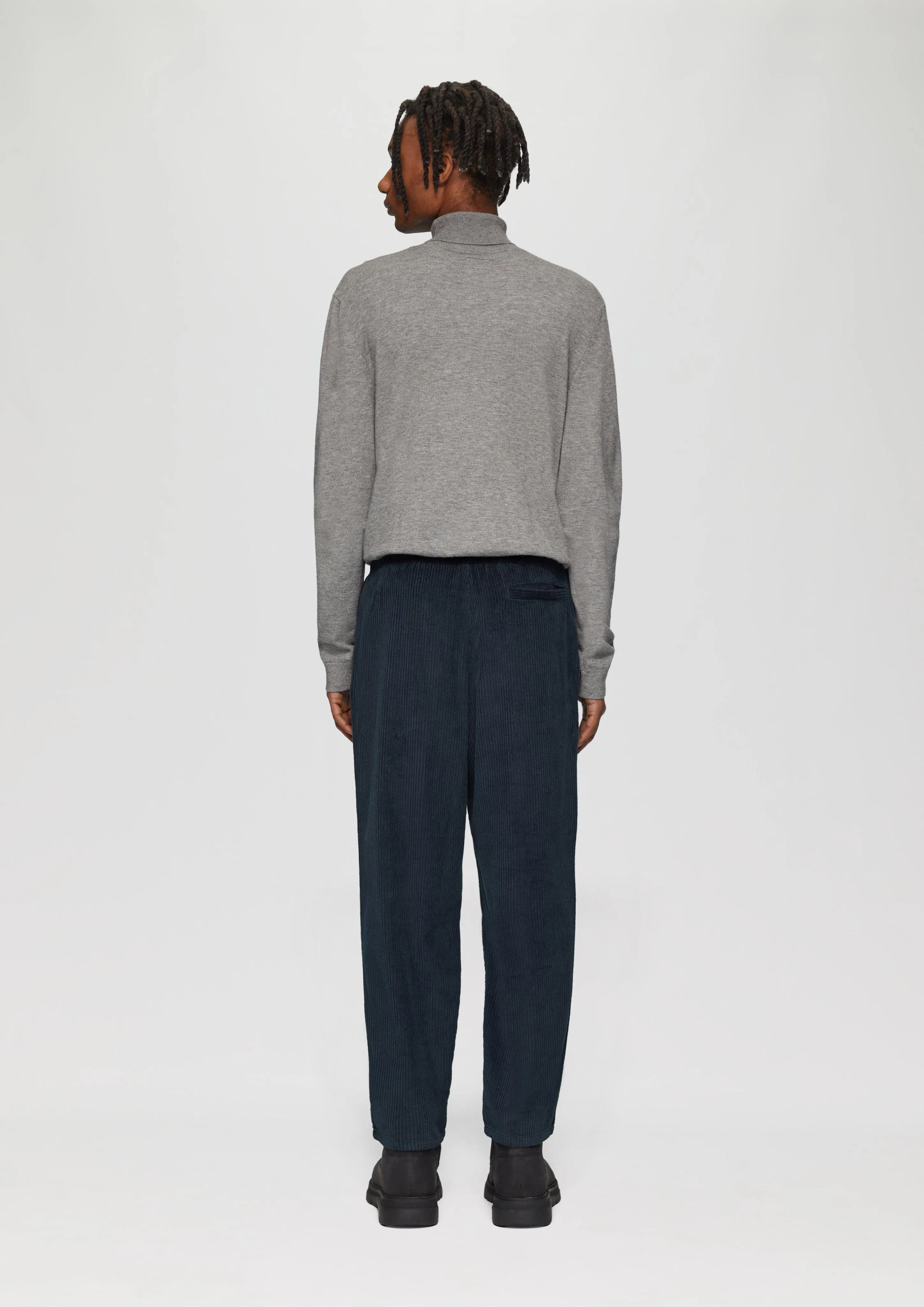 Tracksuit bottoms in jumbo corduroy and a relaxed fit