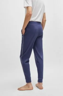 Tracksuit bottoms with contrast piping