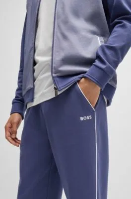 Tracksuit bottoms with contrast piping