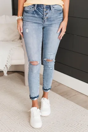 Vervet High-Rise Skinny Jean- Laurel Wash