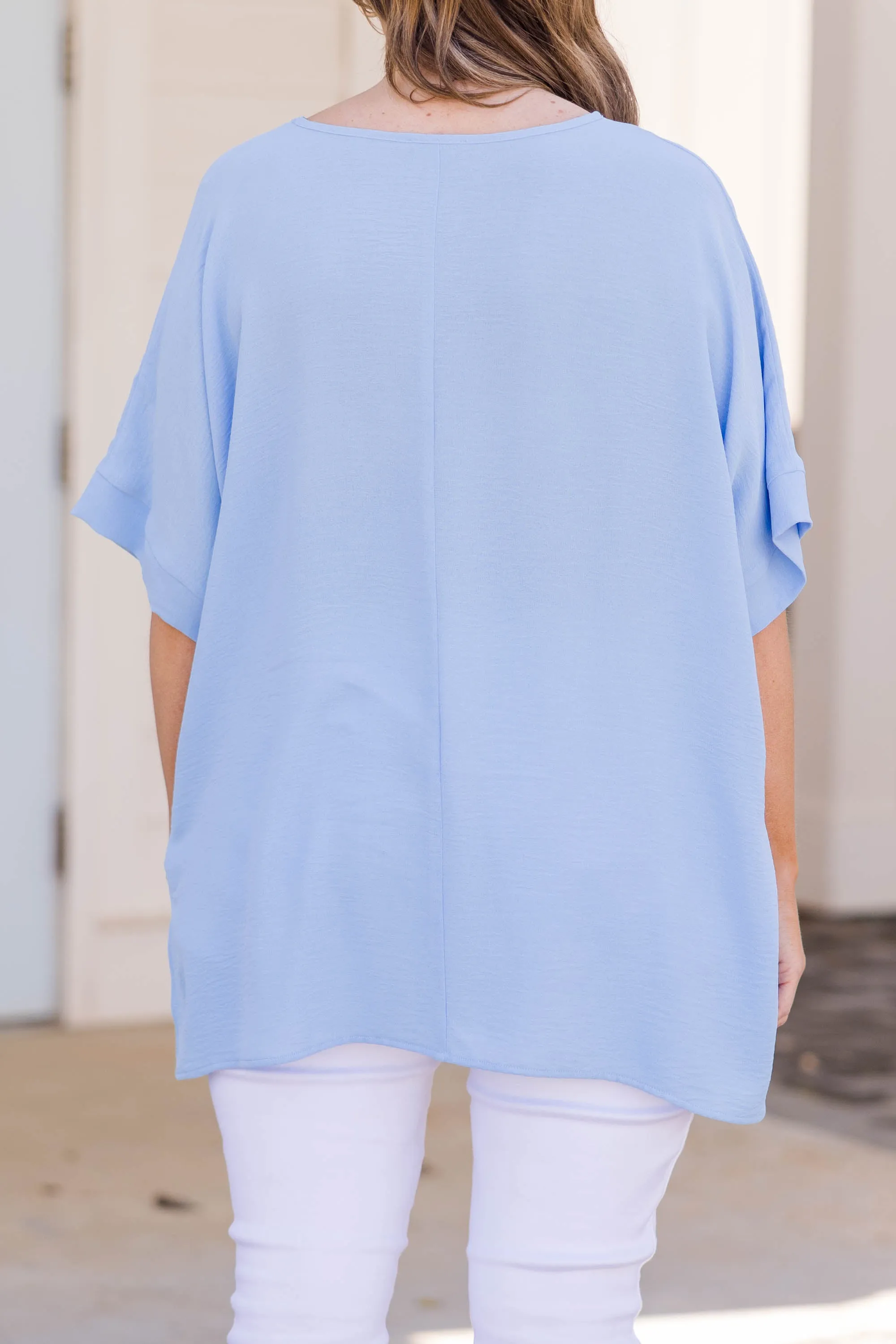 Weekend Wardrobe Top, Spring Blue