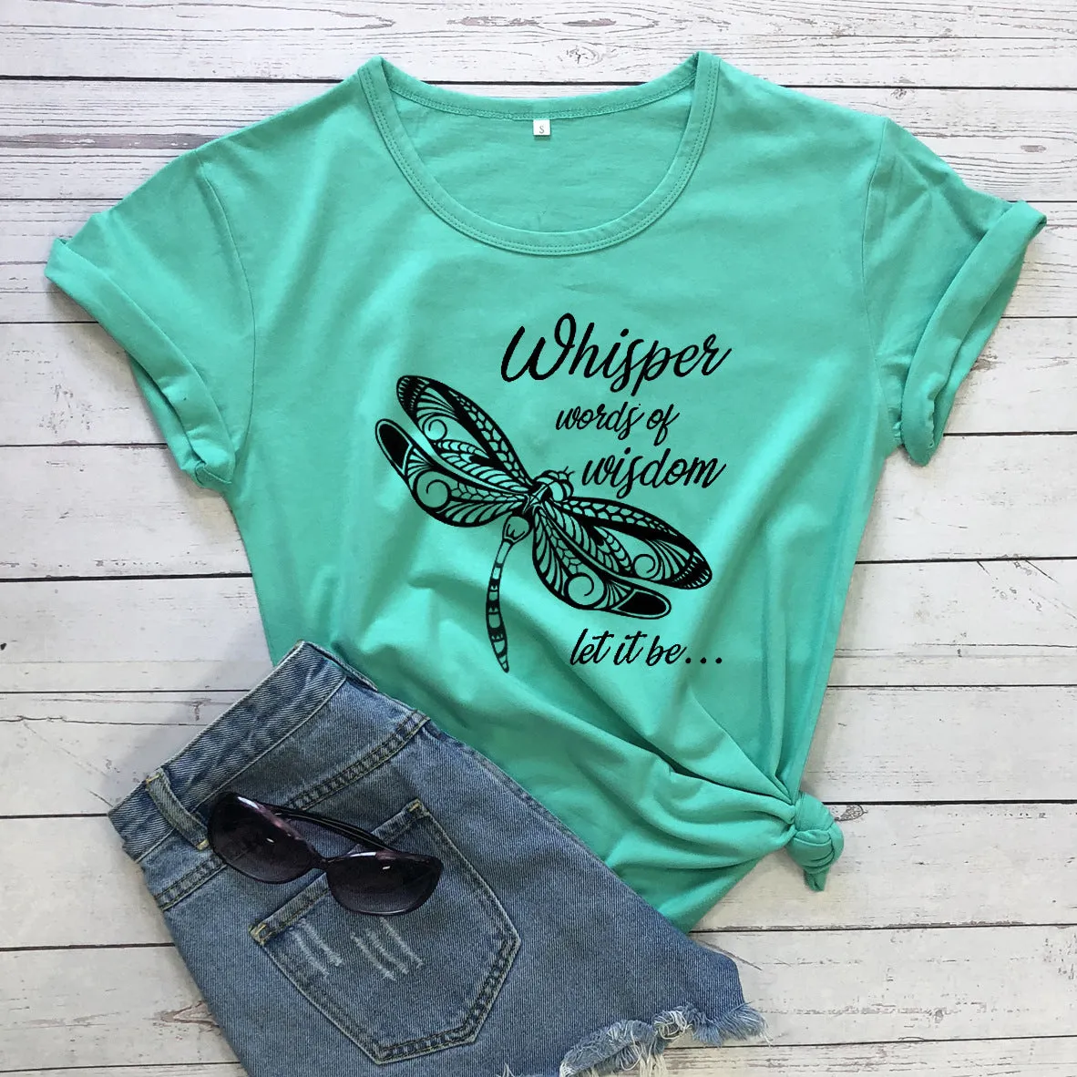 Whisper Words Wisdom Graphic Tee