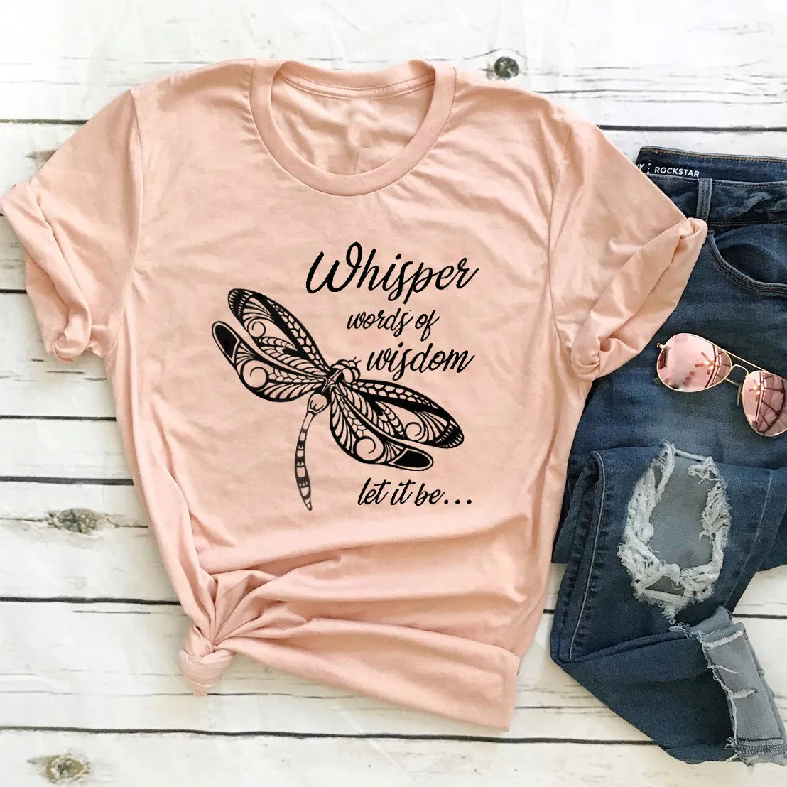 Whisper Words Wisdom Graphic Tee