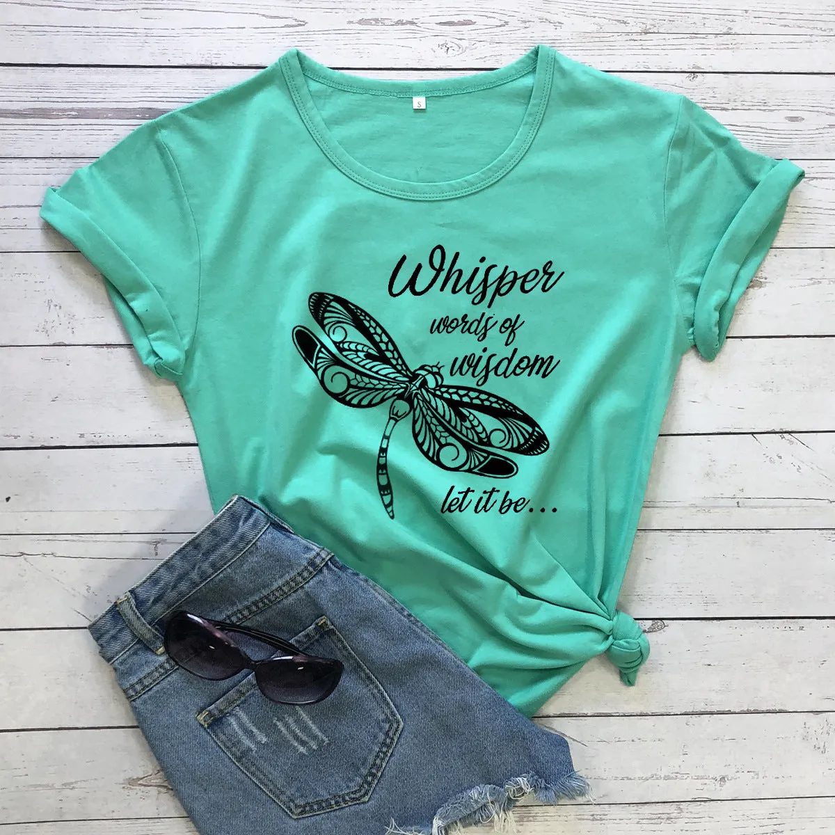 Whisper Words Wisdom Graphic Tee