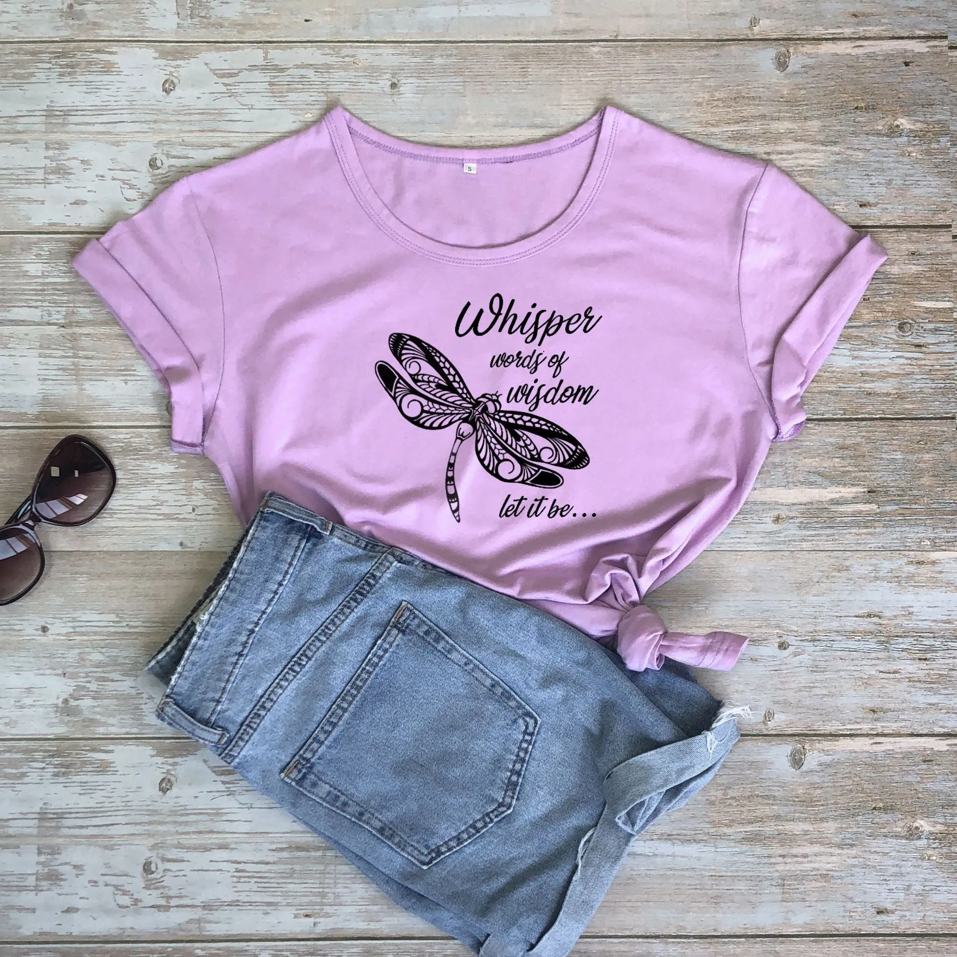 Whisper Words Wisdom Graphic Tee