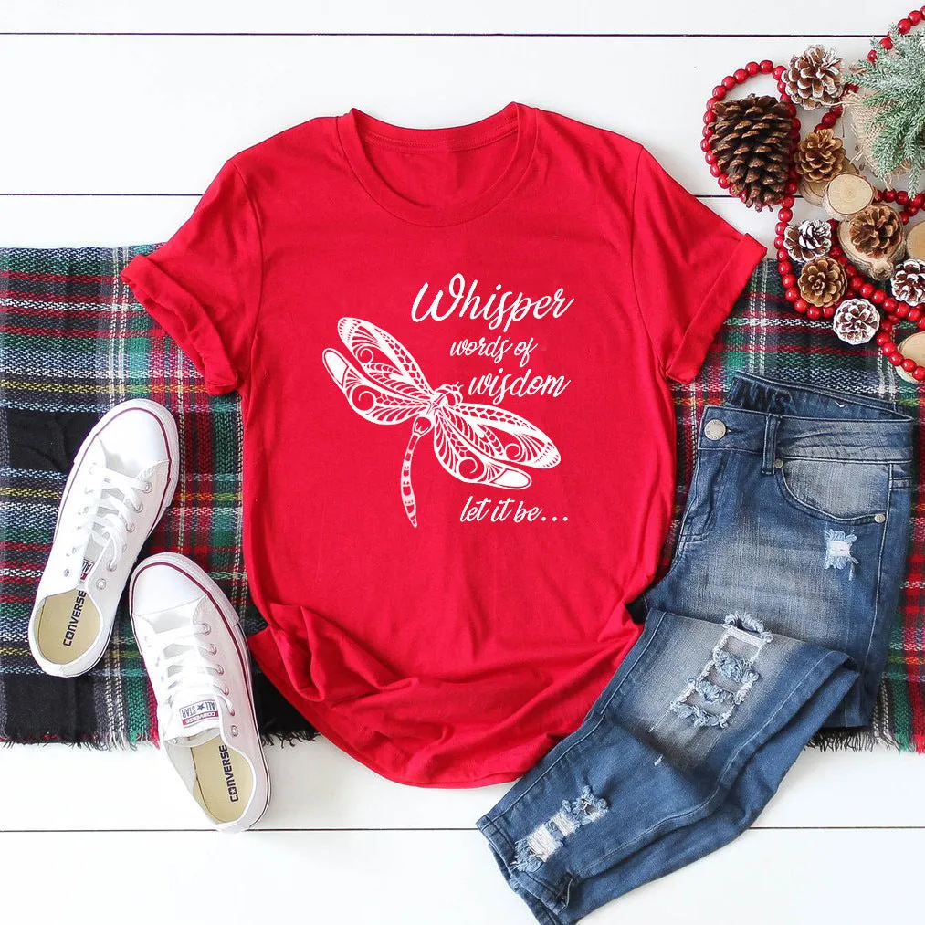 Whisper Words Wisdom Graphic Tee