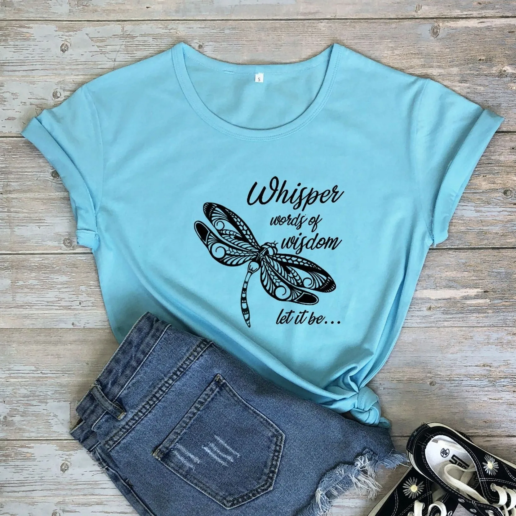 Whisper Words Wisdom Graphic Tee